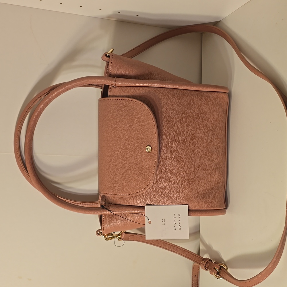 LC Lauren Conrad Blush Crossbody Bag